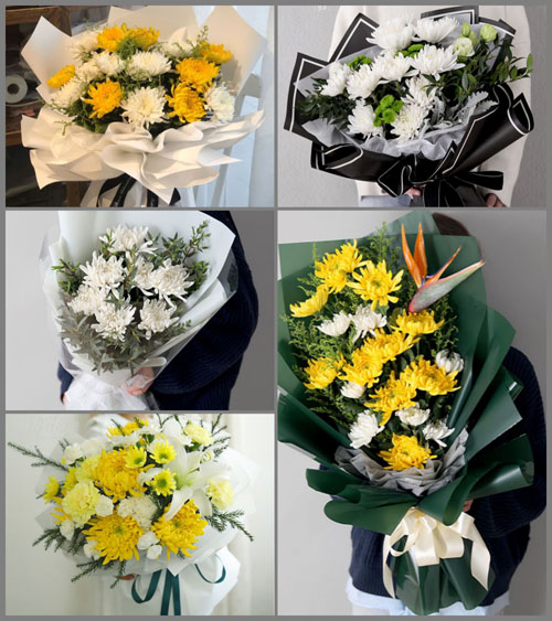 广东揭阳市揭东区曲溪街道白事花束代送